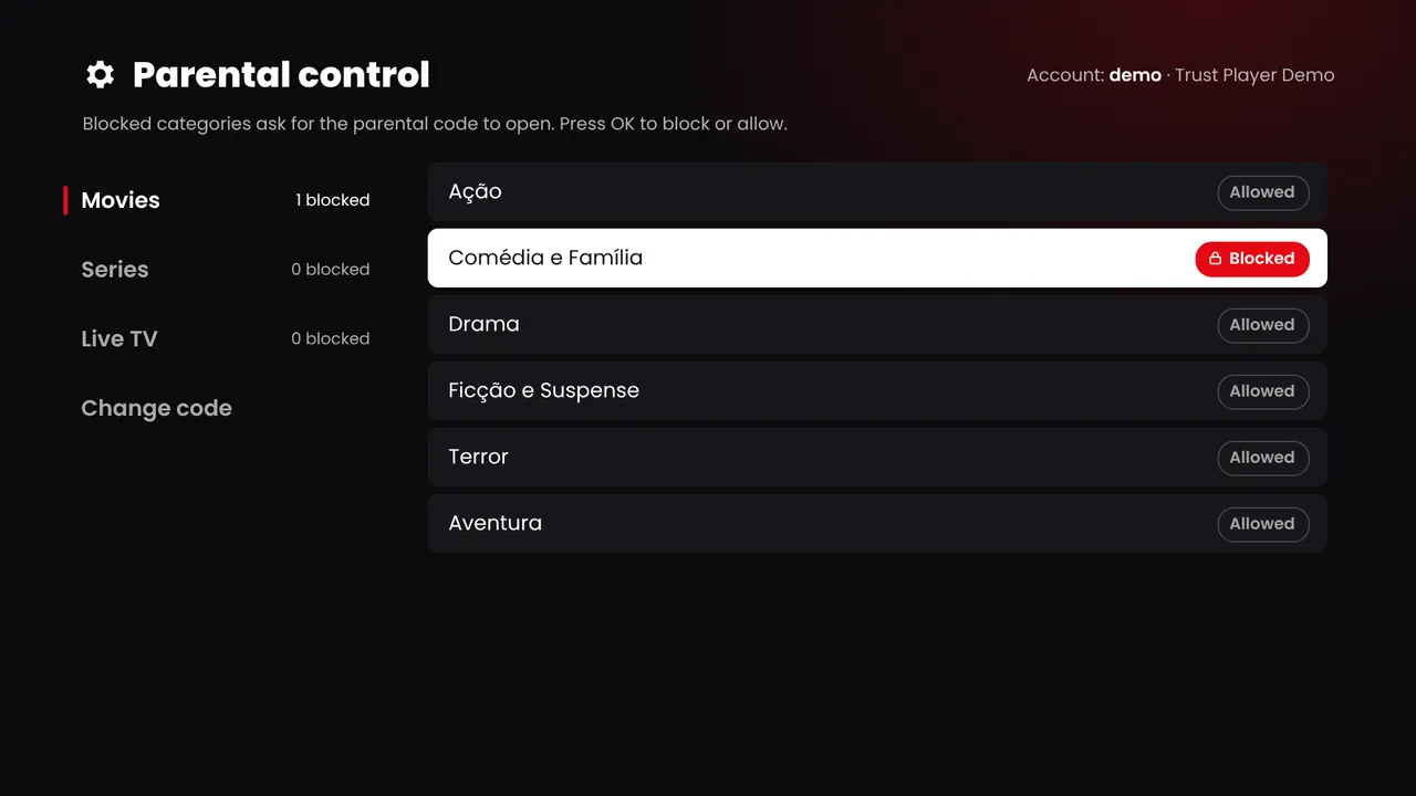 Parental control